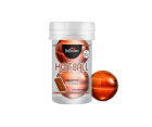 HC588 Интимный гель Hot Ball Plus в виде 2х шариков на масляной основе с ароматом шоколада