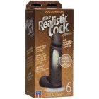 276-03 Фаллоимитатор реалистик на присоске 6” черный Realistic Cock Vac-U-Lock