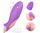 SHD-S236-Purple вибронасадка на палец Vicky, фиолетовый