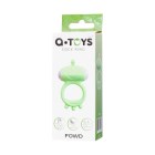 768032 Виброкольцо на пенис A-Toys by TOYFA Fowd, силикон, зеленое, д.2, 6 см