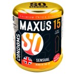 Maxus Sensual №15 Презервативы гладкие анотомические (Maxus Sensual )
