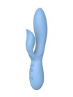 06772 Вибратор кролик из жидкого силикона Isida, цвет небесно-голубой (INFINITE)