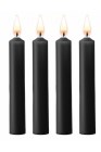 OU488BLK Набор из 4 черных восковых свечей Teasing Wax Candles