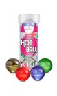 HC621 Ароматный лубрикант Hot Ball Mix на масляной основе 4 шарика. Мята, Шоколад, Клубника, Виноград