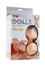 117012 Кукла надувная Dolls-X Passion, Блондинка. Кибер вставка: вагина-анус.