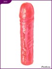 30010 Фаллоимитатор гелевый розовый 16, 5 х 4 см