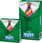 Vizit Color №3 цветные и ароматизированные презервативы