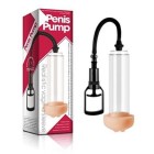 QT2-2195-1-Clear Вакуумная помпа Penis Pump Realistic Mouth Sleeve, Прозрачный