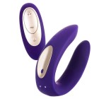 9015481 Вибромассажер для пар Satisfyer Partner Toy Remote, силикон, фиолетовый 18см