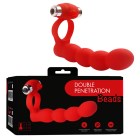 VA-VDBR-Beads-Red Вибронасадка Vander &quot;Double Penetration Beads&quot; Красный