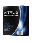 Vitalis Premium (3 шт) delay&cooling с охлаждающим эффектом презервативы  (Vitalis Premium )