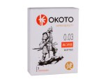 Okoto Dotted №3 презервативы с точечной текстурированной поверхностью с продлевающим эффектом  (Okoto)