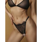 06851 L/XL Тусики стринги с французским кружевом шантильи 46-48р (Артикул 06851 ) 06851 L/XL Тусики стринги с французским кружевом шантильи 46-48р (06851 )