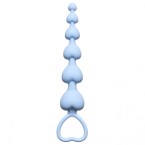 4101-02 Lola Анальная цепочка Heart's Beads Blue (Артикул 4101-02) 4101-02 Lola Анальная цепочка Heart's Beads Blue (4101-02)