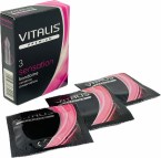 Vitalis Premium (3 шт) sensation с кольцами и точками презервативы  (Vitalis Premium )