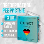 EXPERT Ribbed  3шт. Презервативы (EXPERT Ribbed 3шт.)