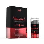 VIB0001 Жидкий интимный гель с эффектом вибрации Strawberry, 15мл (VIB0001)