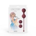 3012-02 lola Набор вагинальных шариков Love Story Diva Wine Red (3012-02)