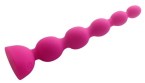 189022R Анальная цепочка Aphrodisia - Anal Beads - L, 10 режимов вибрации, перезаряжаемая, розовая (189022R)